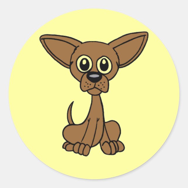 Mousey Dog Sticker (Vorderseite)