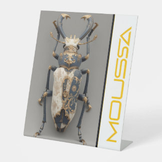 MOUSSA PEDESTAL SIGN SOCKELSCHILD