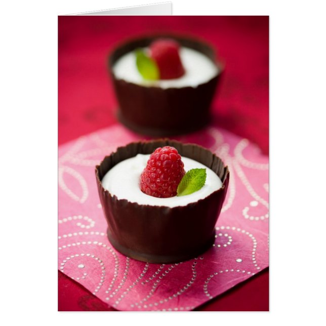 Mousse de chocolat blanc (Devant)