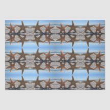 Amier à sucre sur la plage Papier Tissu