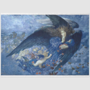 Mousseline Angel nuit & ses étoiles papier découpage