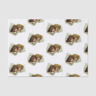 Mousseline ANGELS COULEUR D'EAU PERSONNALISABLE Papier Tissu