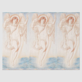 Mousseline ANGELS EN BLEUS PERSONNALISÉ Papier Tissu