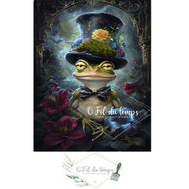 Mousseline Animal drôle avec papier de découpage Casquette.