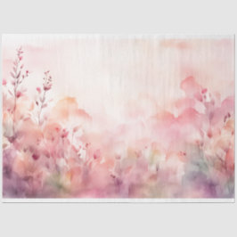 Mousseline Aquarelle papier de tissus floraux