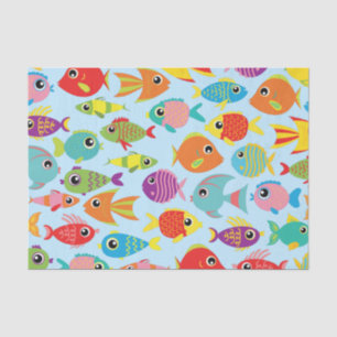 Mousseline Aquarium de poisson 1er anniversaire fête papier d