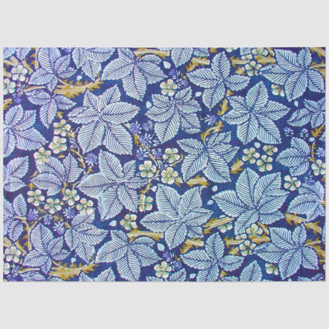 Mousseline Arbre framboise, William Morris Papier Tissu (Recto)