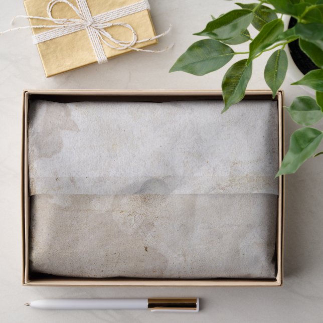 Mousseline Artist Studio Grunge Antique Papier Parchemin Beig (Cadeau)