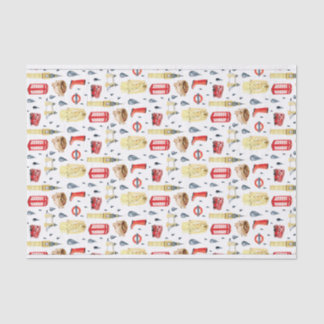 Mousseline Beau Londres Angleterre Royaume-Uni Tissu Papier