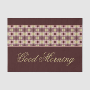 Mousseline Beau Matin Papier Placer Mat 25 Pièce Ensemble