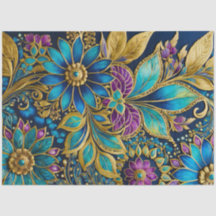 Bijoux byzantin coloré Papier de tissus