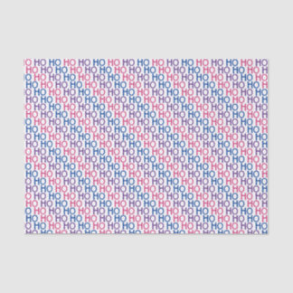 Mousseline Bisexual Pride Ho Ho Ho Motif Tissu Papier