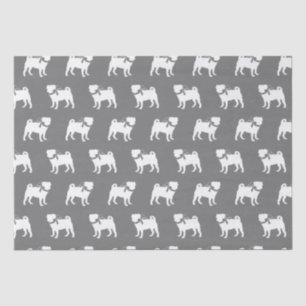 Mousseline Carlin Chien Chien Chien Papier Tissu