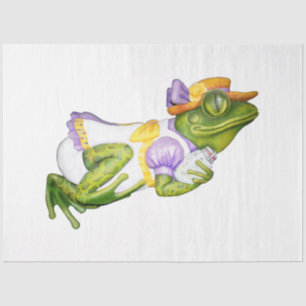 Mousseline Carousel Animal Frog Photo Papier Tissu