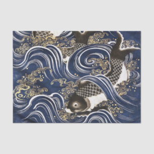 Mousseline Cartes japonaises Papier Tissu