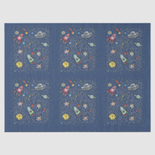Mousseline Chats en papier de tissu spatial
