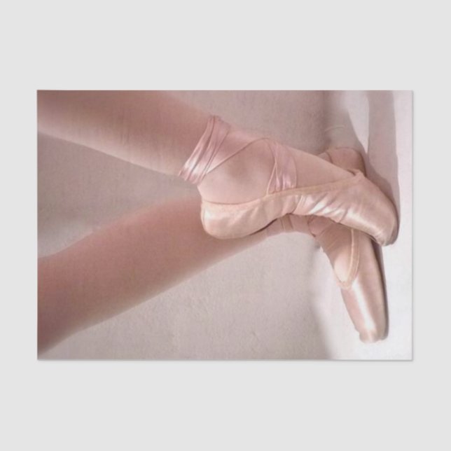 Mousseline Chaussures de ballet Papier Tissu (Recto)