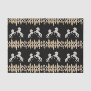 Mousseline Cheval en papier de tissu décoratif