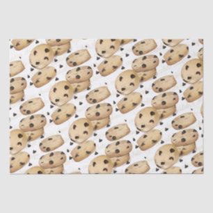 Mousseline Chocolat Chip Cookies Baking Gift Tissu Papier
