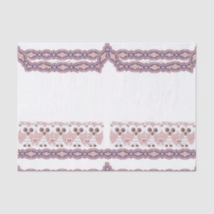 Mousseline Chouette en papier de tissu décoratif