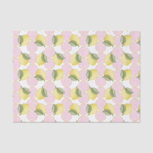 Mousseline Citron rose Fête d'anniversaire Tissu Papier