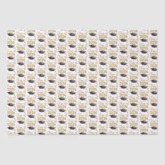 Mousseline Classe de fin d'études de 2024 Papier Tissu