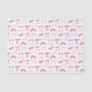 Mousseline Coquette rose et rouge arc papier motif tissu