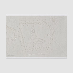 Mousseline Crazy Quilt Conception Tissu Papier brodé