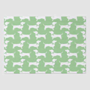 Mousseline Dachshund Wiener Chien Chien Puppy Tissu Papier