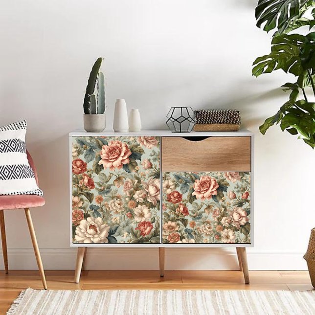 Mousseline Découpage vintage de fleurs victoriennes papier de (Créateur téléchargé)