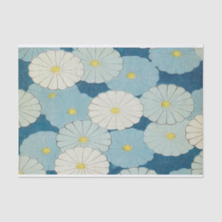 Mousseline Design de fleurs anciennes - Papier Tissu pour l'a
