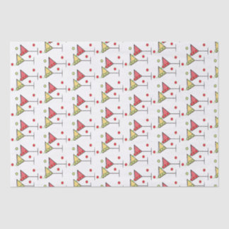 Mousseline Deux cocktails - Papier Tissu