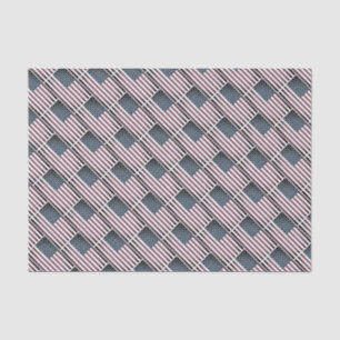Mousseline Drapeau américain patriotique 4 juillet papier cad
