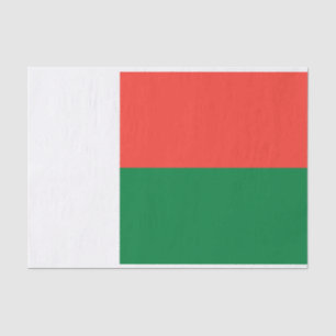 Mousseline Drapeau de Madagascar papier de tissus