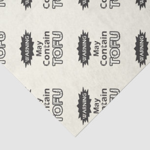 Mousseline Drôle Tofu thème Tissu Papier
