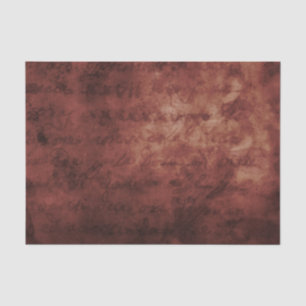 Mousseline Écriture manuscrite sur papier parchemin teinté ro