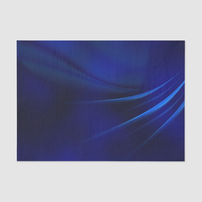 Mousseline Élégant papier de tissus Royal Blue Material (Recto)