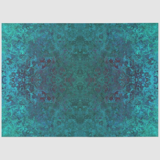 Mousseline Emerald Gemstone Arrière - plan Decopage Papier Ti (Recto)