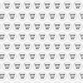 Mousseline Enveloppement personnalisé du papier papier papier