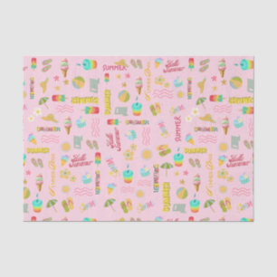 Mousseline Été Fun Tissu Papier