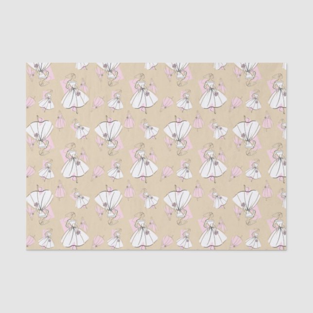 Mousseline Fashion Bride Neutral Group papier multitissu (Recto)