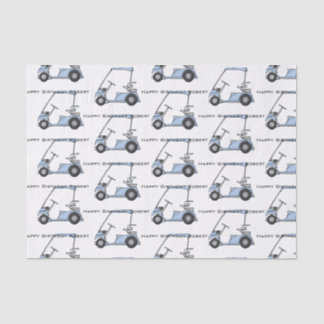Mousseline Feuilles de papier tissu de golf personnalisées