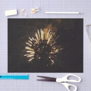 Mousseline Fireworks 10 papier de tissu
