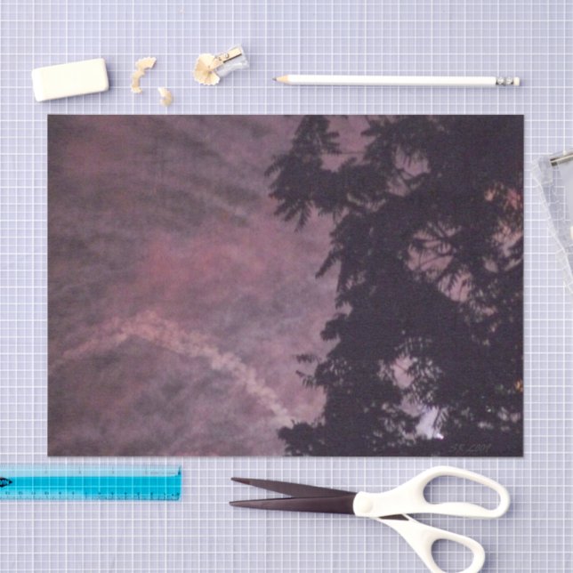 Mousseline Fireworks 16 papier de tissu (Artisanat)