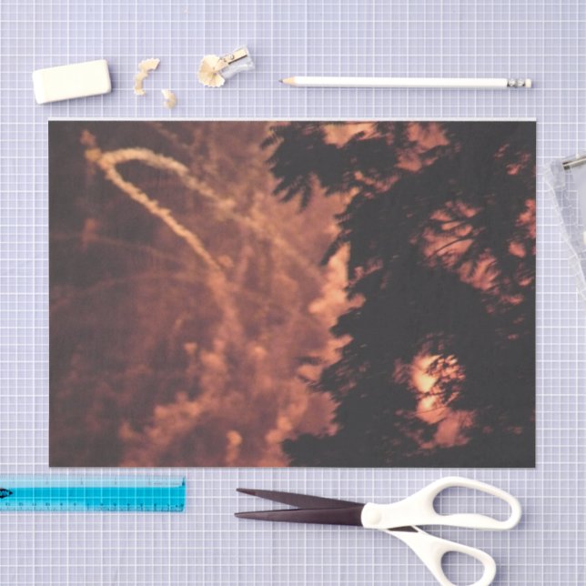 Mousseline Fireworks 20 papier tissulaire (Artisanat)