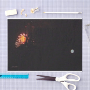 Mousseline Fireworks 8 papier tissu