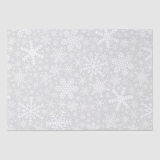 Mousseline Flammes de neige en papier Tissu de Noël