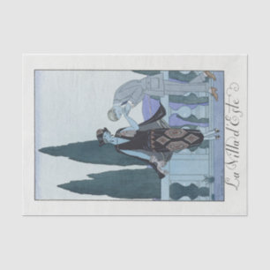 Mousseline George Barbier, Papier Tissu Art Déco