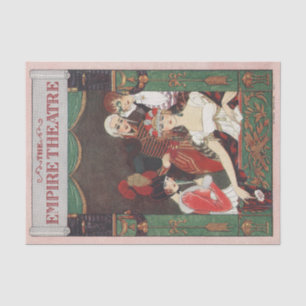 Mousseline George Barbier, Papier Tissu Art Déco
