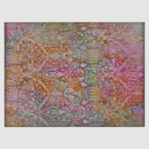 Mousseline Grunge Floral Decoupage Papier Tissu Victorien